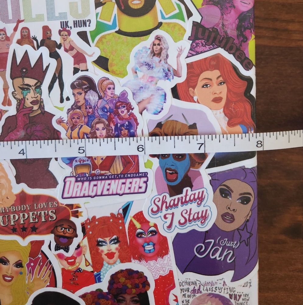 RuPauls Drag Race Stickerbombed Notebook - Picture 2 of 6